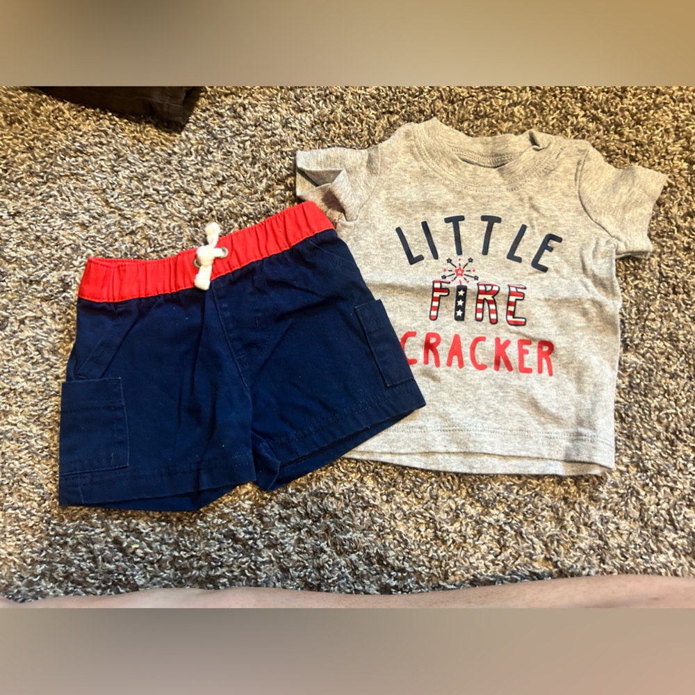 Baby first 4th July 3m American red white blue